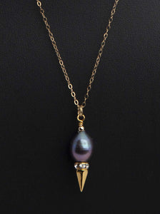 Freshwater Pearl Spike Necklace