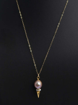 Freshwater Pearl Spike Necklace